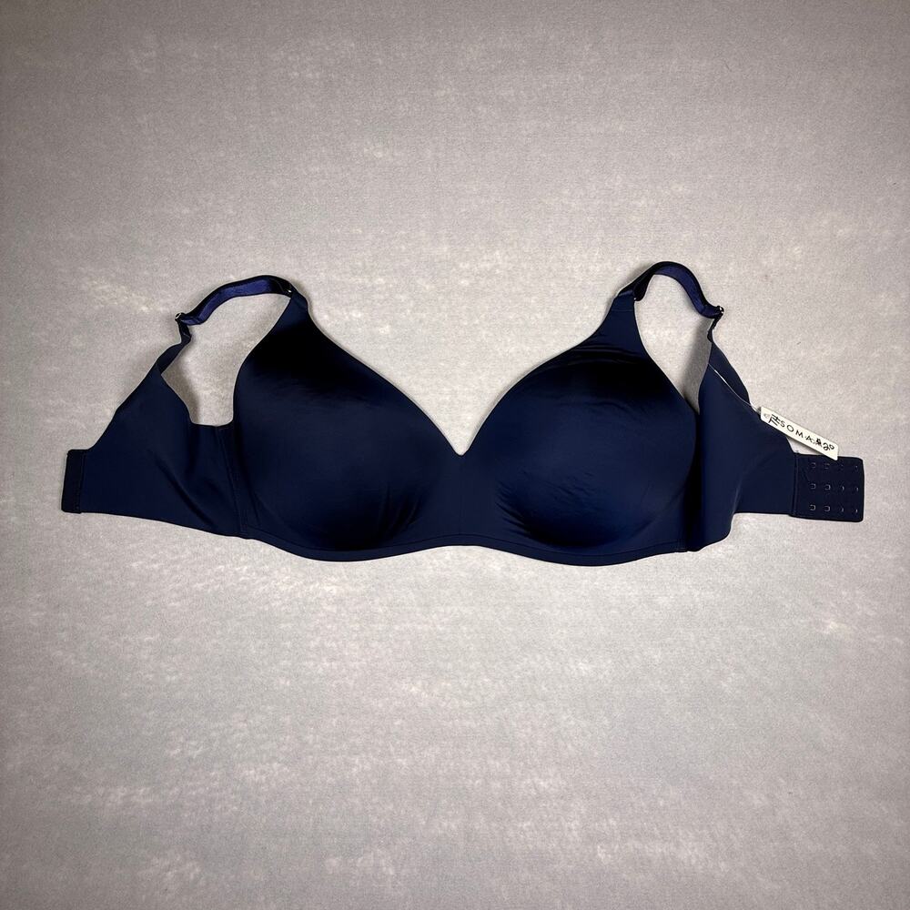 NWT Soma Vanishing 360 wireless bra - Nightfall Navy dark blue padded size 38DDD